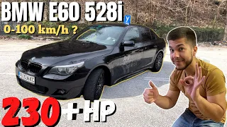 УЧИМ СЕ ДА ШОФИРАМЕ / OCG Представя: BMW e60 528i M52B28 Swap 230+ кс  / 0-100 км/ч