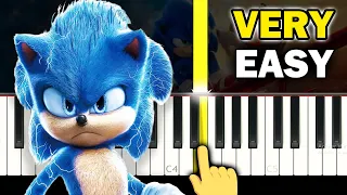 Sonic The Hedgehog 2 - Speed Life - VERY EASY Piano tutorial