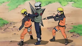 Kakashi Pone a Prueba a Naruto Despúes de 3 Años Entrenando con Jiraiya - Naruto y Sakura VS Kakashi