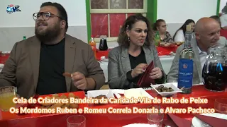 Ceia de Criadores  E Santo da Caridade Os  Mordomos Ruben Correia Romeu e Donaria e Alvaro  Pacheco