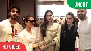 Shetty Family At Mana Shetty’s Charity Exhibition “ARAAISH” | SAVE THE CHILDREN INDIA