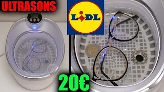 LIDL nettoyeur à ultrasons SILVERCREST SUR 48 C4 600ml 50w 48kHz Ultrasonic Cleaner