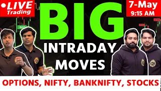 Live @9:15 AM (7-May) Nifty Live Trading I Live Trading I Live Option Trading I Live Day Trading