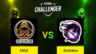 ENCE vs Outsiders | Карта 1 Mirage | ESL Challenger Rotterdam 2022 - Group B