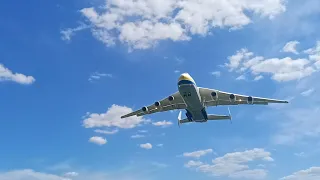 Посадка АН 225 "Мрия" 4 Jun 2021 (AN 225 Mriya landing)