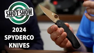 Eric From Spyderco Knives Showcases Upcoming Models | SHOT Show 2024