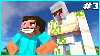 STEVE VS IRON GOLEM! - Steve Life (SHORTS) Ep 3 - Minecraft Animation Movie