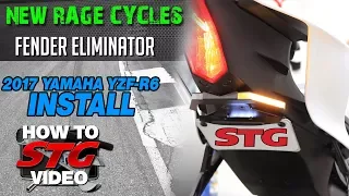 New Rage Cycles 2017-2018 R6 Fender Eliminator Install | SportbikeTrackGear.com