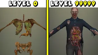 EVOLUÇÃO LEVEL MÁXIMO DE UM ZOMBIE - Idle Human