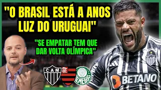 IMPRENSA DO URUGUAI DESOLADA COM A DIFERENÇA ENTRE O FUTEBOL BRASILEIRO E URUGUAIO