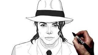 How To Draw Michael Jackson | Step By Step