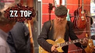 ZZ Top Billy Gibbons visits Music Store