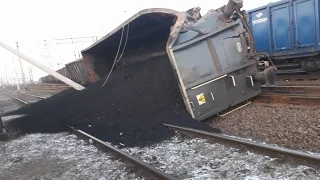 Wypadek kolejowy - Inowrocław, miejsce zdarzenia kilka dni po