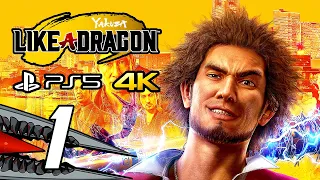 Yakuza: Like a Dragon - Gameplay Walkthrough Part 1 (No Commentary, PS5, 4K)