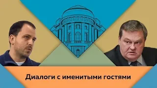 К.В.Сёмин и Е.Ю.Спицын в студии МПГУ. "Мое документальное кино"