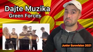 Reaction 🇲🇰: Dajte Muzika - Green Forces (Junior Eurovision 2021 North Macedonia)