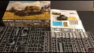 🪖💥🔥🚜✈️ Hungarian Tank Nimrod Flakpanzer WW2 1/72 scale models IBG Models Kit Review Out of Box 🔥
