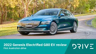 2022 Genesis G80 Electric review | Electrified G80 EV First Australian Drive | Drive.com.au