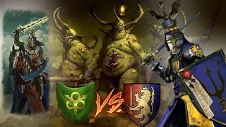 The Grail Guardians RIDE! Bretonnia vs Nurgle - Total War Warhammer 3