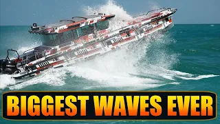 #SHORT BIG WAVES SURPRISE !! BOAT ZONE HAULOVER INLET