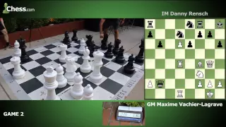 Danny Rensch vs Maxime Vachier-Lagrave --  Giant Bullet Chess: Game 2