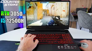 Counter-Strike 2 | Acer Nitro 5 RTX3050, i5 12500H POV Gameplay Test, Benchmark, Performance |