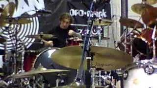 Steve "The Mad Drummer" Moore performing at Woodstick 2010