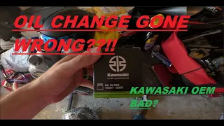 2022 Kawasaki Ninja ZX6R - Oil Change