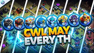 The NEW BEST CWL and WAR BASE LINKS For Every Town Hall in CoC 2024 | Clash of Clans Base  Layouts