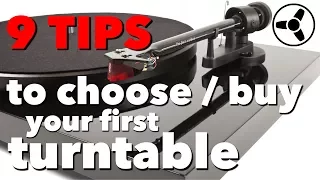 9 TIPS on how to choose / buy your first turntable