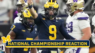 Michigan Downs Washington, Claims  National Championship | Postgame Reaction & Interviews