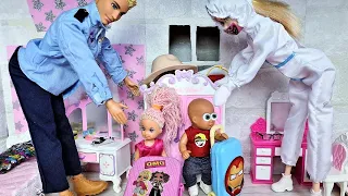 ESCAPED FROM THE CAMP! Katya and Max funny family funny dolls TV series Darinelka