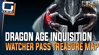 Dragon Age Inquisition - Map of Watchers Pass Treasure (Emerald Graves)