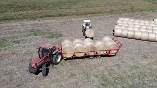 Raccolta dei balloni di paglia - Guardia Lombardi 2019