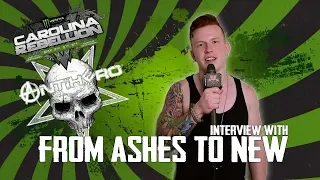 Interview with Danny Case of FROM ASHES TO NEW at Carolina Rebellion 2018