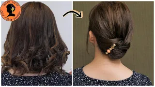 【ミディアム　アレンジ１】少ない数のヘアピンで 皆さんが知ってる技術で出来る