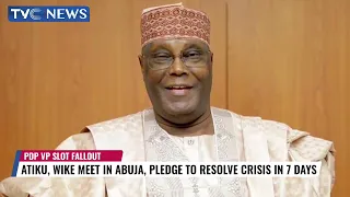 Atiku, Wike Meet In Abuja, Pledge To Resolve Crisis In Seven Days