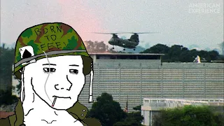 "House of the Rising Sun" but you're on the roof of the Saigon embassy waiting for the last chopper