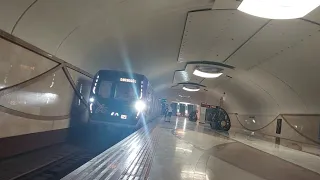 Moscow Metro Simulator 2D:(Yaşıl xətt):Səfər:(Qara Qarayev-Əhmədli)