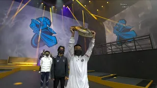 All TI Winners lifting the " Aegis of the Immortal " - TI10 Intro