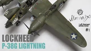 USAAF P-38 G LIGHTNING 1/48 - Full Build