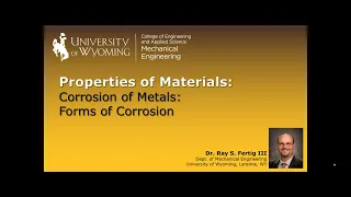 08-2 Corrosion of Metals: Forms of Corrosion