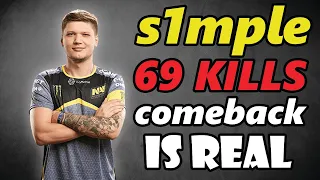 s1mple 69 Kills — Comeback is Real CS:GO