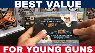 The best value for hunting Young Guns? 2018-19 Upper Deck Series 2 Retail Box Break!