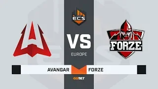 forZe vs AVANGAR, map 2 dust2, ECS Season 7 Europe