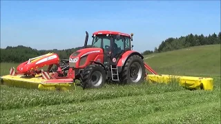 Zetor Forterra 140 HD  s kombinací Pöttinger