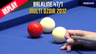 Balkline 47/1 Multi Ozoir 2012 - Semi Final Pierre SOUMAGNE (FR) vs Olivier CAREAUX (FR)