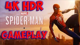 Spider-Man PS4 Pro Gameplay in 4K HDR! | First 20 Minutes of Gameplay