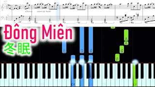 Hướng dẫn piano ĐÔNG MIÊN (冬眠 - 司南) | Sheet Free