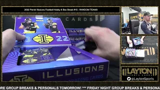 2022 Panini Illusions Football Hobby 8 Box Break #15